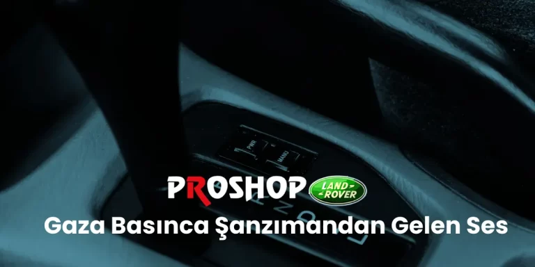 Gaza basınca şanzımandan gelen ses