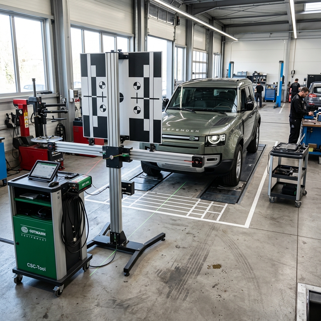 Land Rover sürüş destek sistemleri ADAS sensör kalibrasyon süreci